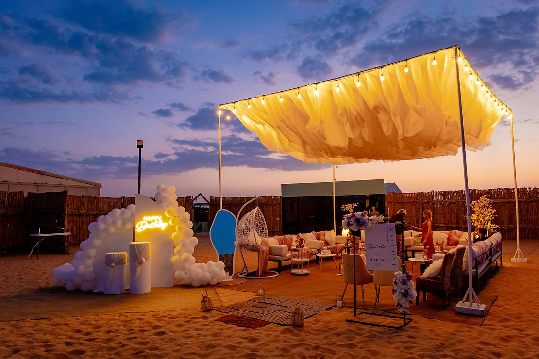 luxury desert event